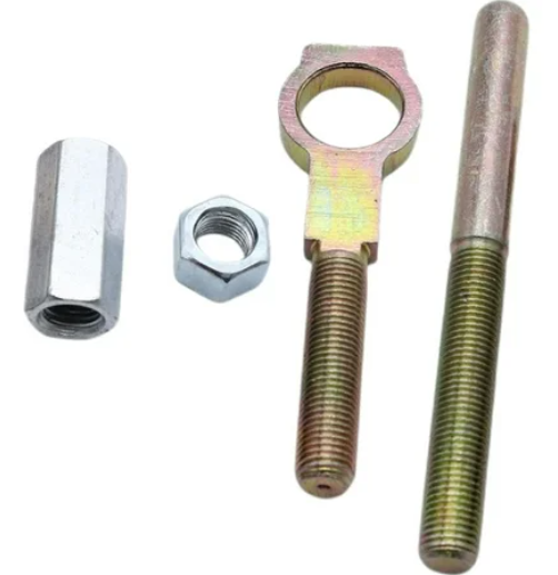 Proflow Adjustable Pedal Eyelet, 2-1/2" Long Brake Booster / Master Cylinder 3/8"-24 Thread , Each