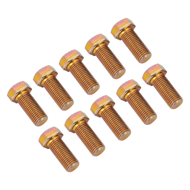 RTS Ford 9 Inch Crown Wheel, Ring Gear, Grade 8 Bolt, 7/16 in.-20, 1.00 in. UHL Length, Set of 10