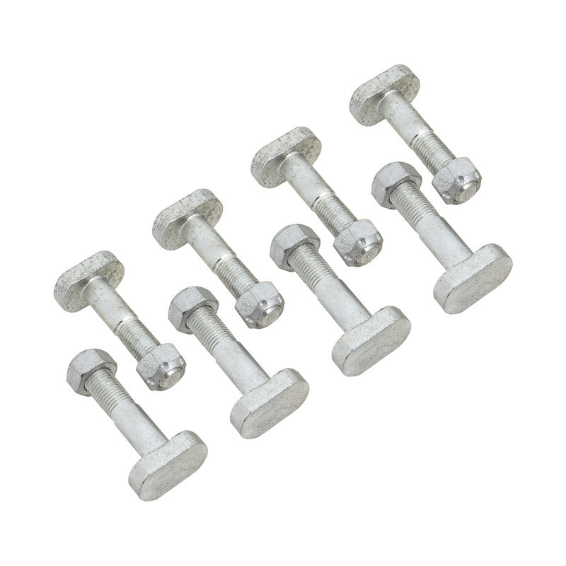 RTS OE, Long T Bolt 3/8'' UNF With Cone Nut, Suits Ford 9 inch With Factory Backing Plate Spacers , Set of 8
