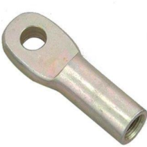 Proflow Adjustable Pedal Eyelet, 1-1/2" Long, Brake Booster / Master Cylinder 3/8"-24 Thread , Each