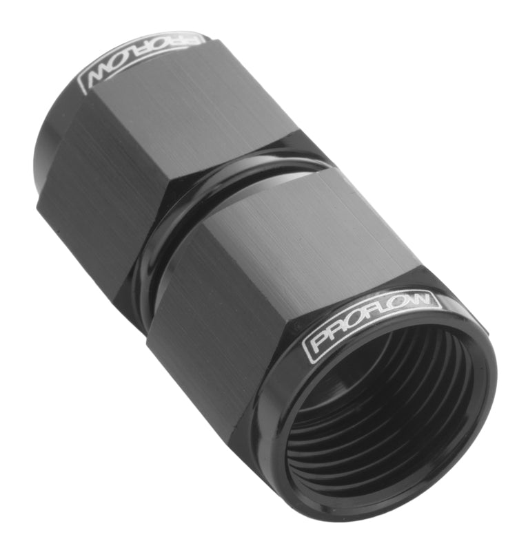 Proflow Female Flare Union Swivel Hose End Straight -16AN, Black
