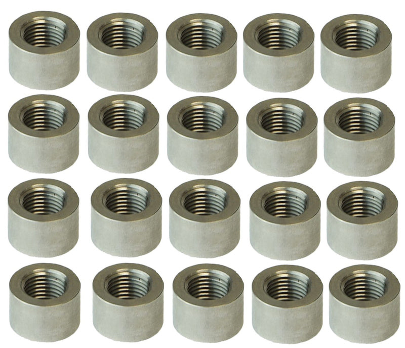 Proflow Fitting Weld In Oxy Sensor Port M18 x 1.50mm, Steel, Bulk Pack 20pc