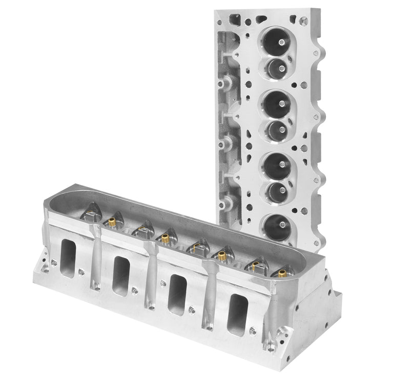 Proflow Cylinder Heads, LS SuperMax 276, Aluminium, Rect Bare Cylinder Heads (6Bolt) , 70cc Chamber, 273cc, 15deg, LS3 For Chevrolet For Holden, Pair