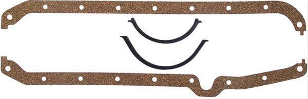Proflow Oil Pan Gasket Set, Cork/Rubber, Chevrolet V8, 283 to 400ci, Set