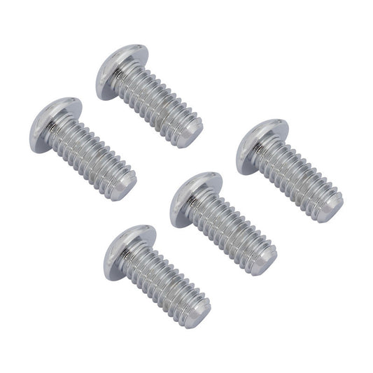 Attitude Inc Rear Disc Rotor Bolt Kit, Allen Key Chrome, 5 piece Suit Harley, 3/8-16 , 25mm , Kit