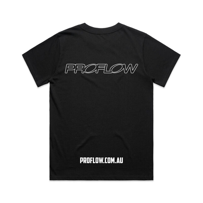 Proflow Logo T-Shirt, Cotton, Black, Women's X-Large Each