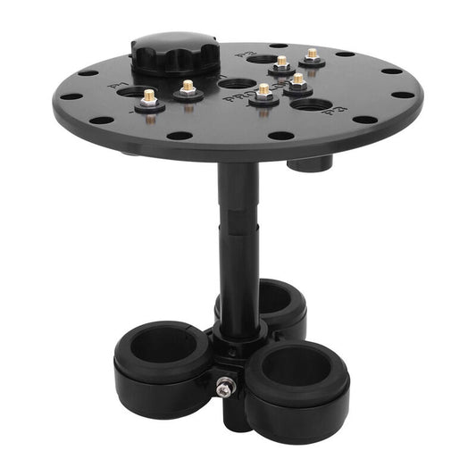 Proflow Triple Fuel Pump Hanger, Suits 39mm and 46 Pumps, 170mm PCD, Billet Aluminium, Black Anodised