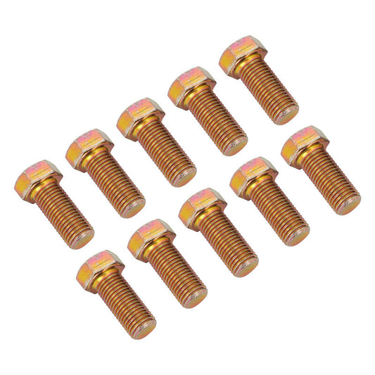 RTS Ford 9 Inch Crown Wheel, Ring Gear, Grade 8 Bolt, 7/16 in.-20, 1.00 in. UHL Length, Set of 10