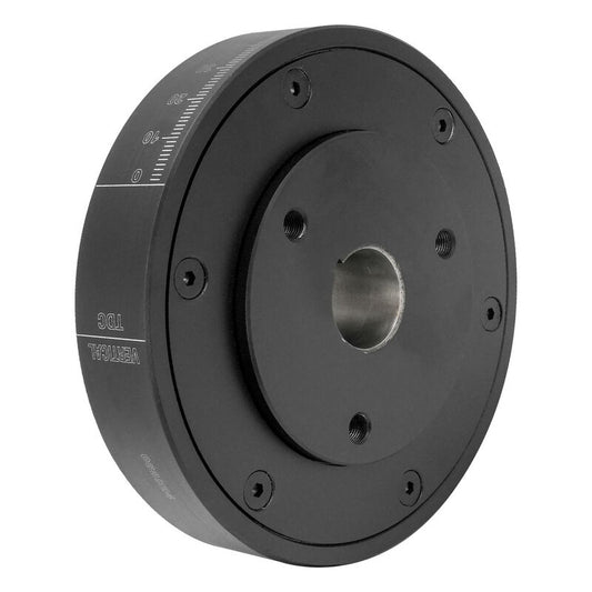 VPW SFI Harmonic Damper Balancer, Steel, SB Chev V8, Satin Black 6.75'' Diameter,  Internal Balance , Each