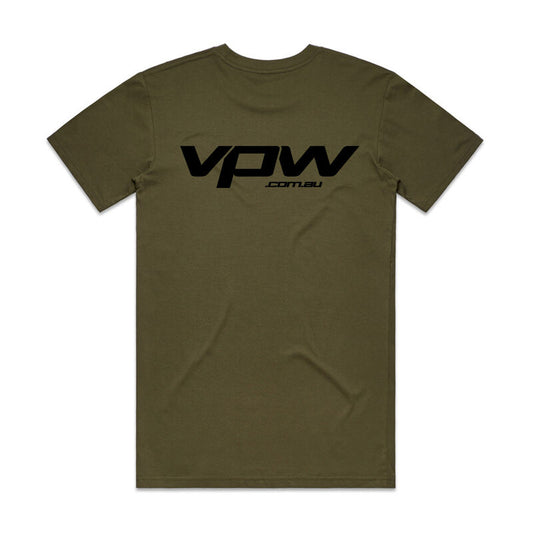 VPW Logo T-Shirt, Army Green