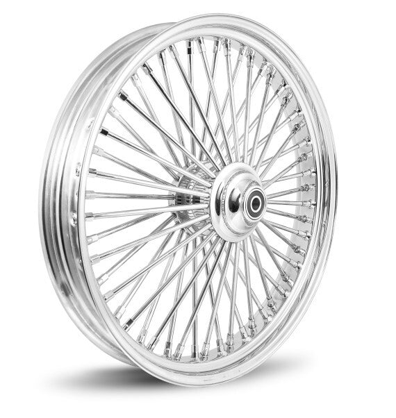 Attitude Inc Wheel, Front, MaxSpoke, Chrome/Chrome Harley-Davidson®, 21 in.x 2.15 '', Dual Disc 3/4'' Axle, Each