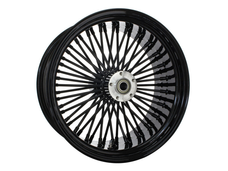 Attitude Inc Wheel, Rear, MaxSpoke, Black/Black, For Harley - Davidson®, 18 x 10.5in, 1'' Axle, Each