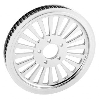 Attitude Inc Drive Belt Pulley, MaxSpoke, Harley-Davidson® 1.5 in., 65 Tooth, Chrome, Each