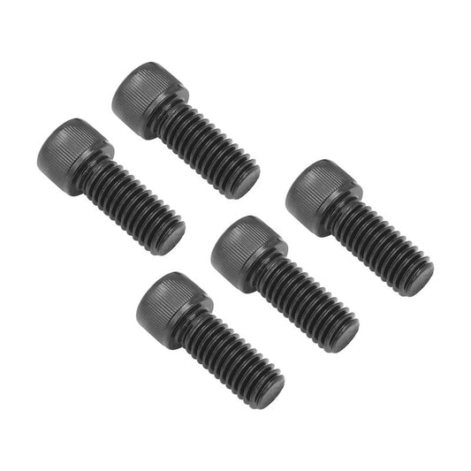 Attitude Inc Drive Pulley Bolt Kit, Black, 5 piece Suit Harley, 7/16-14 , 25mm , Kit