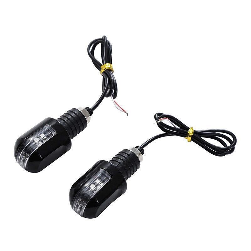 Attitude Inc LED Lights Turn Signals Indicators, Suit Harley, 22mm Handlebar Bar End, Set