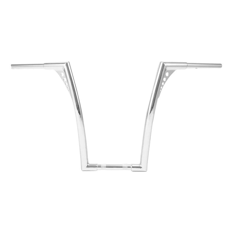 Attitude Inc Bonanza Handlebar, Chrome 16 Inc , 1-1/4 in. Ape Hangers, For Harley Softail Sportster Fat Boy Dyna