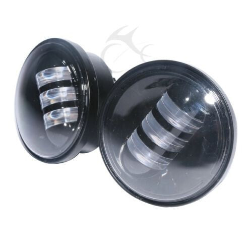 Attitude Inc Headlight insert, 4-1/2 Daymaker Black For Harley