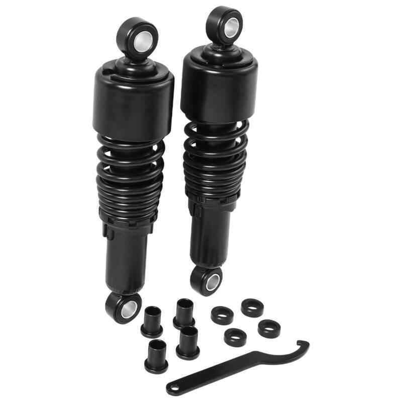 Attitude Inc Shocks, Lowering Heavy Duty Rear Premium Shocks Suspension, Black Adjustable, For Harley Sportster 04-12, Kit