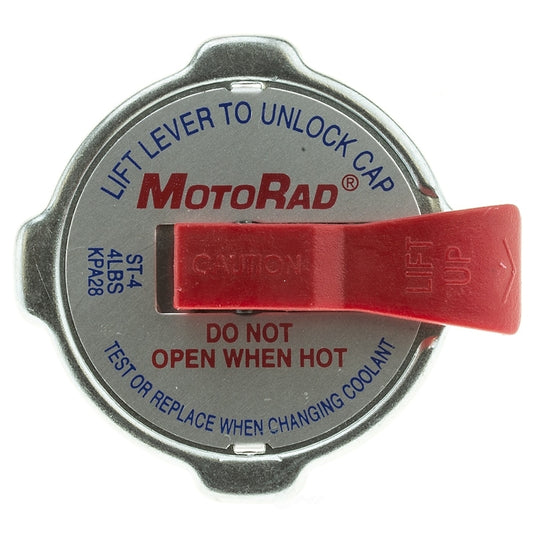 Proflow Motorad Radiator Cap, Safety Lev-R-Vent, Stant 4 psi LRG, Each