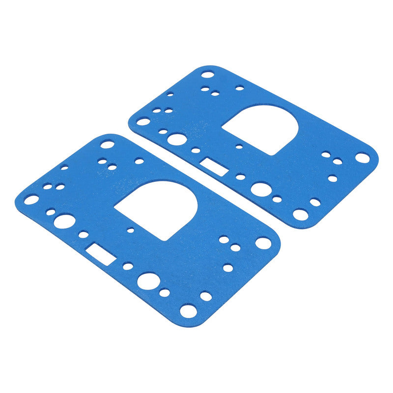 Proflow Metering Block Gasket, Blue Non Stick, Suits 2300 4150 4160, 4500 Two Circuit Holley Carburettors, Price Per Pair