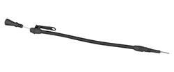 Proflow Engine Dipstick, Braided Stainless/Black, Black Finish Handle, For Chevrolet, Big Block, Each