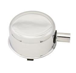 Proflow Push-In Breather Steel Chrome 2-3/4 in. Diameter with 1 inch Neck wuth Breather Tube