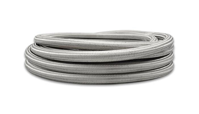 Proflow Stainless Braided Hose -08AN 25 Metre Length Bulk