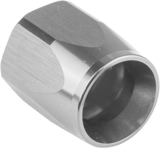 Proflow Replacement Hose End Socket Nut -08AN, Aluminium, Silver