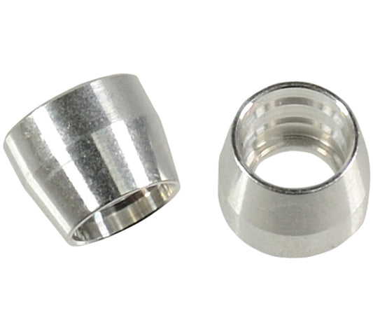 Proflow Aluminium Olive Insert Aluminium For -03AN PTFE Line (Qty 5)