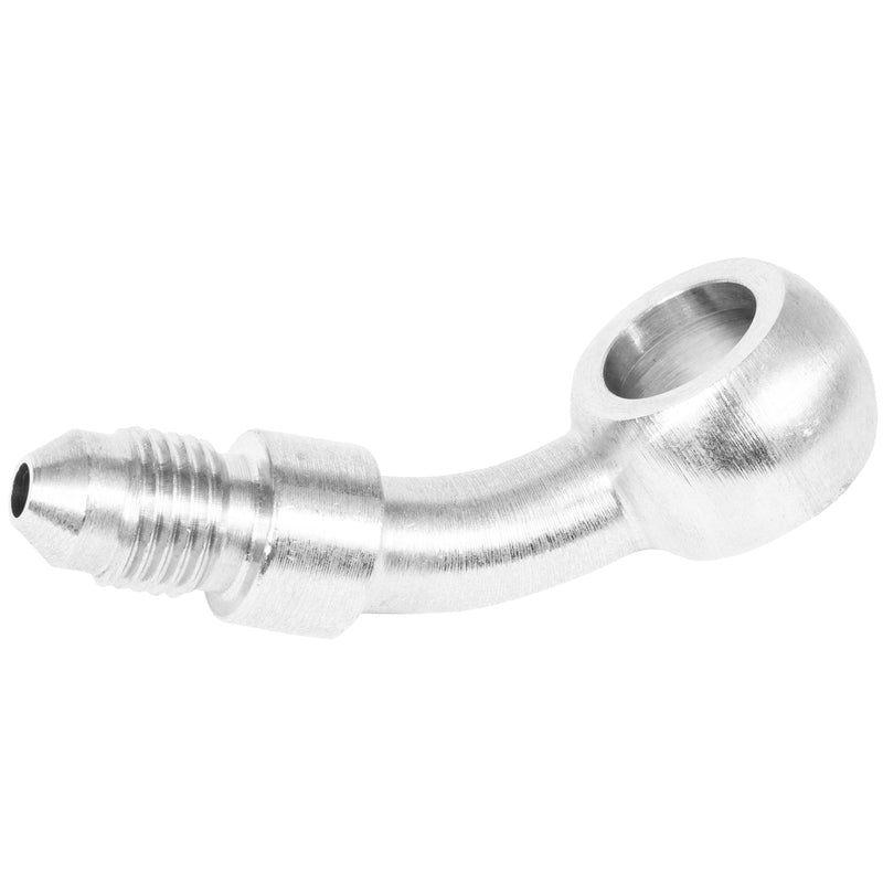 Proflow Chrome 45 Degree Banjo Brake Hose End 11.2mm (7/16'') To -03AN Male