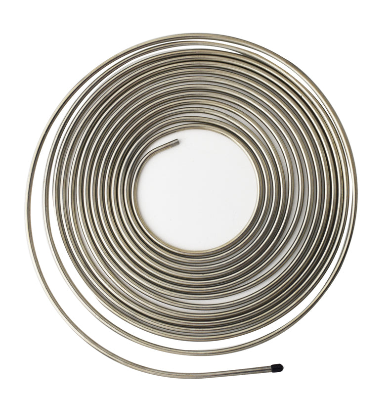 Proflow Steel 1/4in. Brake Line Tube, 20Ft Coil