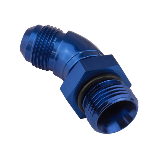 Proflow 45 Degree Male Fitting Orb Hose End To -04AN, Blue