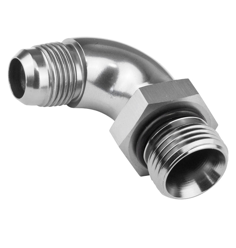 Proflow 90 Degree Male Fitting Orb Hose End To -04AN, Polished