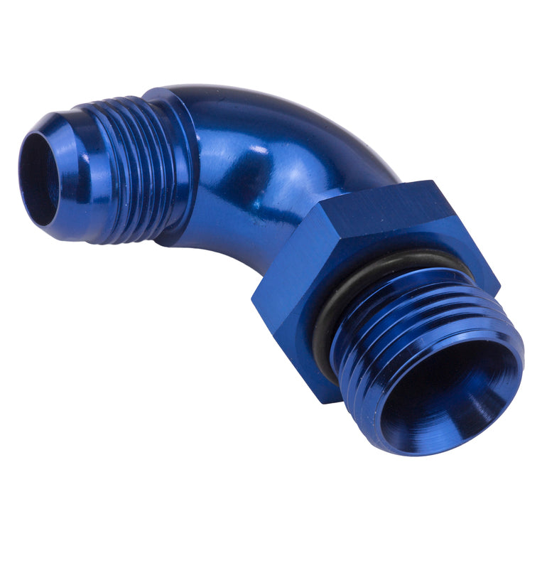 Proflow 90 Degree Male Fitting Orb Hose End To -06AN, Blue