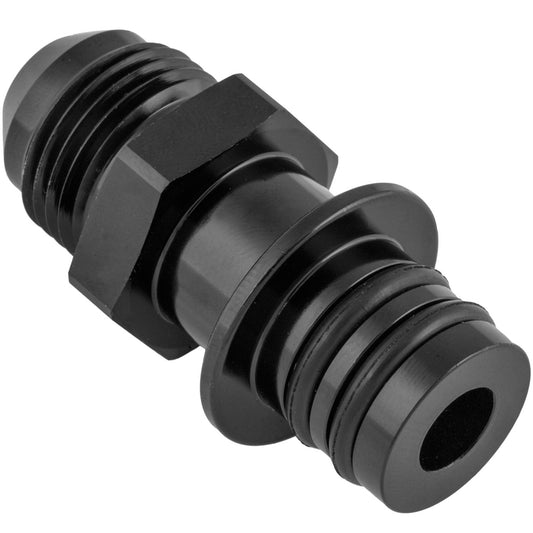 Proflow Fitting Transmission Adaptor For Ford ZF to AN Hose End, Straight, Black AN6