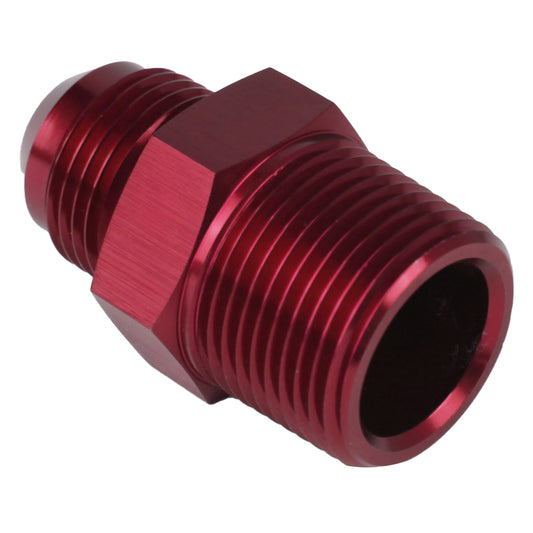 Proflow Adaptor Male -03AN To 1/8in. NPT Straight, Red