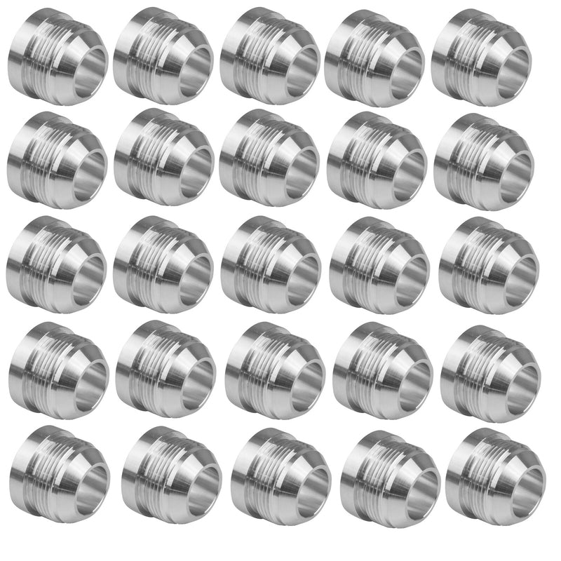 Proflow Bulk Pack Fitting Aluminium Fitting Weld On Bung -10AN, 25pc