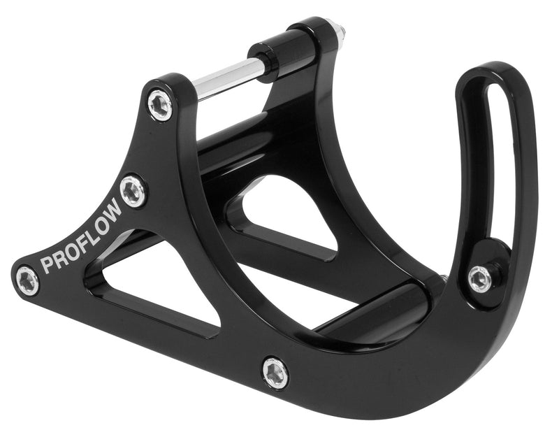 Proflow Alternator Bracket Kit, Aluminium For Holden V8 Passengers Side Mid Mount V8, Black