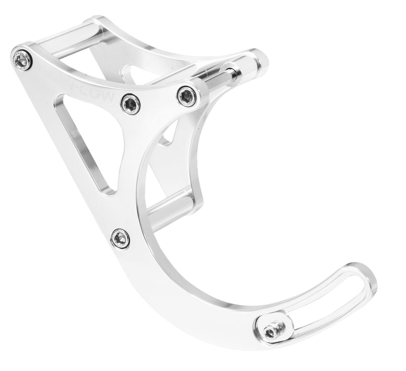 Proflow Alternator Bracket Kit, Aluminium For Holden V8 Passengers Side Mid Mount V8, Silver