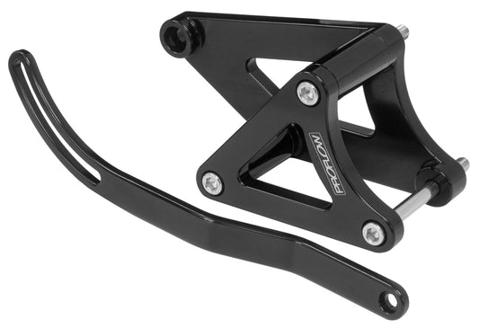 Proflow Alternator Bracket Kit, Aluminium For Holden V8 Torana Drivers Side Mount V8, Black