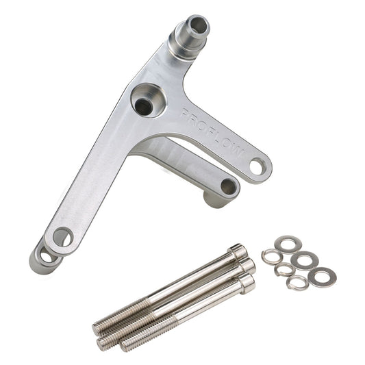 Proflow Alternator Bracket Kit, Aluminium GM For Holden VT-VZ Commodore LS1 LS2, Silver