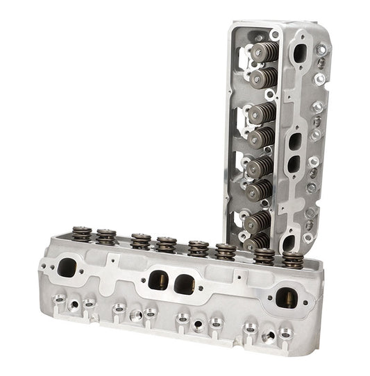 Proflow Cylinder Heads, AirMax 180, Aluminium, Assembled, 64cc Chamber, Angle Plug, 180cc Intake Runner, SB For Chevrolet, Pair