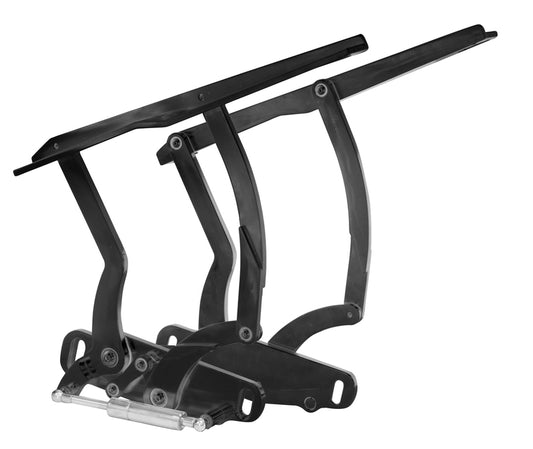Proflow Bonnet Hinge Kit, Billet Aluminium Chev Camaro 70-81, Black