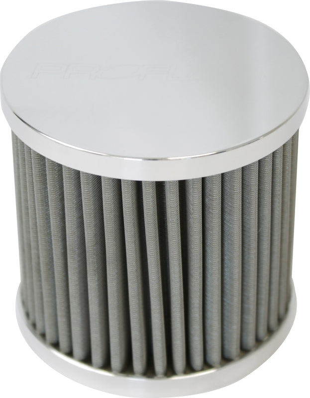 Proflow Oil Breather Filter Billet -10AN Female thread, Polished