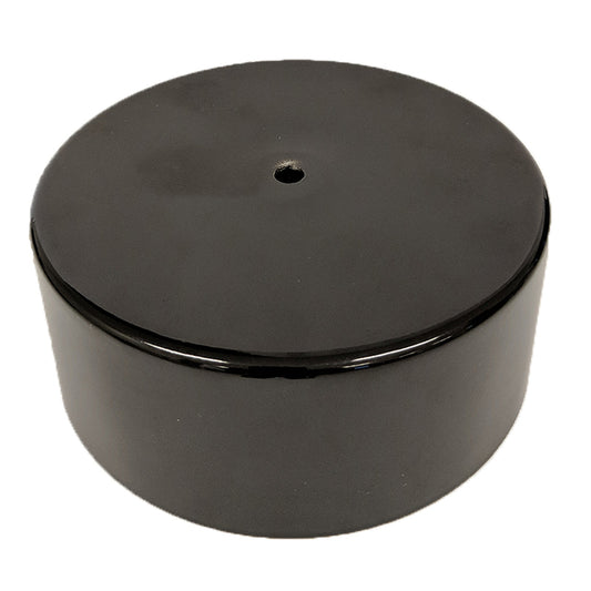 Proflow Carburettor Cover, Aluminium, Carb Cap, Black, 5 1/8 in. Diameter, Each