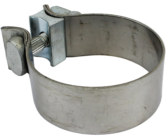 Proflow Exhaust Clamp, Band Clamp, 4.00 in. Diameter, 430 Stainless Steel, Natural, Each