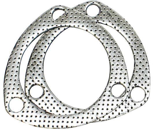 Proflow Collector Gaskets, Graphite, 3-Hole, 3.00 in. Inside Diameter, Pair