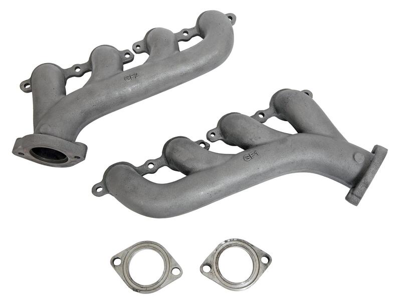 Proflow Exhaust Manifolds, LS, Natural Iron, Raw Casting, Chev ,Holden, LS Series Engines, Pair