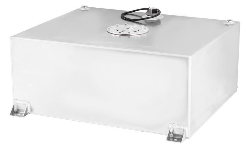 Proflow Fuel Cell, Tank, 20g, 78L, Aluminium, Flat Bottom Natural 620 x 510 x 260mm, With Sender Two -10 AN Female Outlets, Each