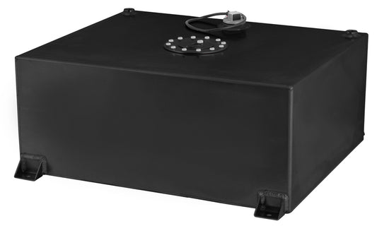 Proflow Fuel Cell, Tank, 20g, 78L, Aluminium, Flat Bottom Black 620 x 510 x 260mm, With Sender Two -10 AN Female Outlets, Each